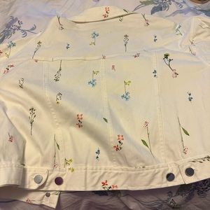 Brand new Parker white Jean jacket